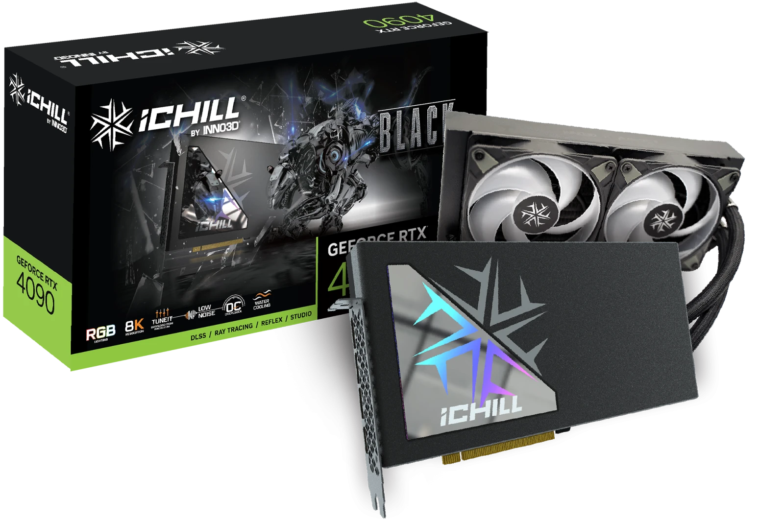 INNO3D GeForce RTX 4090 iCHILL BLACK